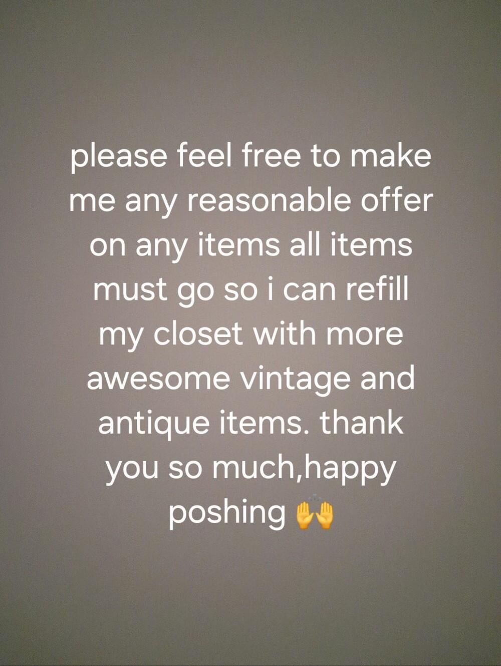 All Resonable Offers Excepted